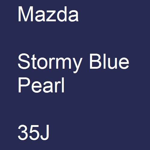 Mazda, Stormy Blue Pearl, 35J.